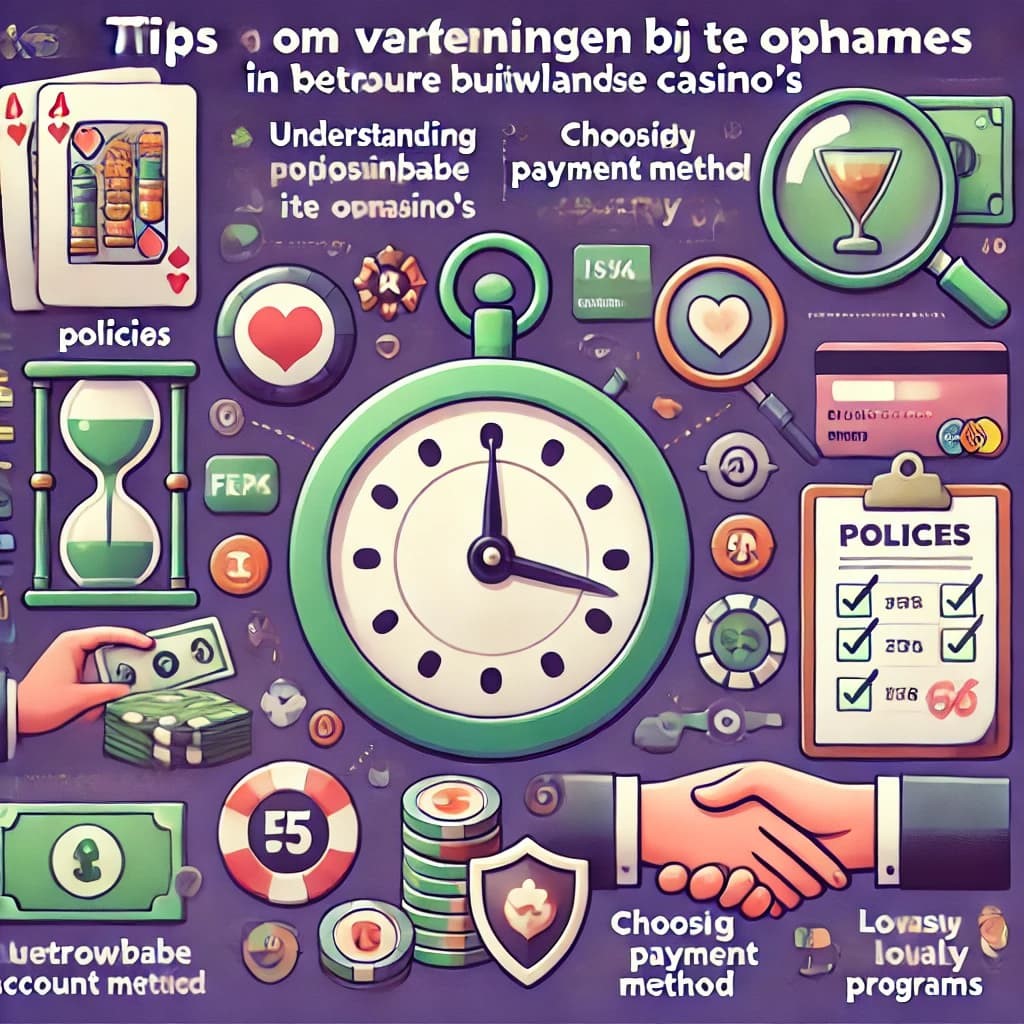 Tips om Vertragingen bij Opnames te Voorkomen in Betrouwbare Buitenlandse Casino's